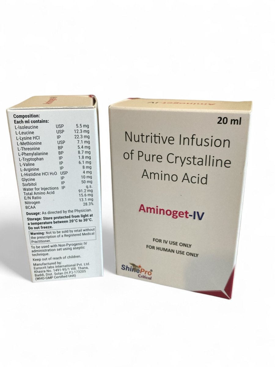 Amino Acids Injection 20ml | IV Use Only | Essential Amino - Supplements4YouAll - Supplement