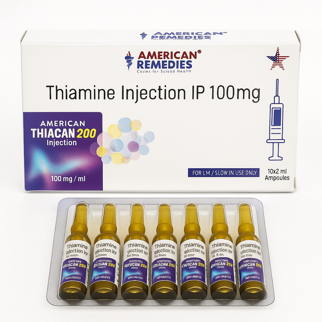 B1 Thiamine 200mg Health Boost Supplement | IM IV Use - Supplements4YouAll - B Complex