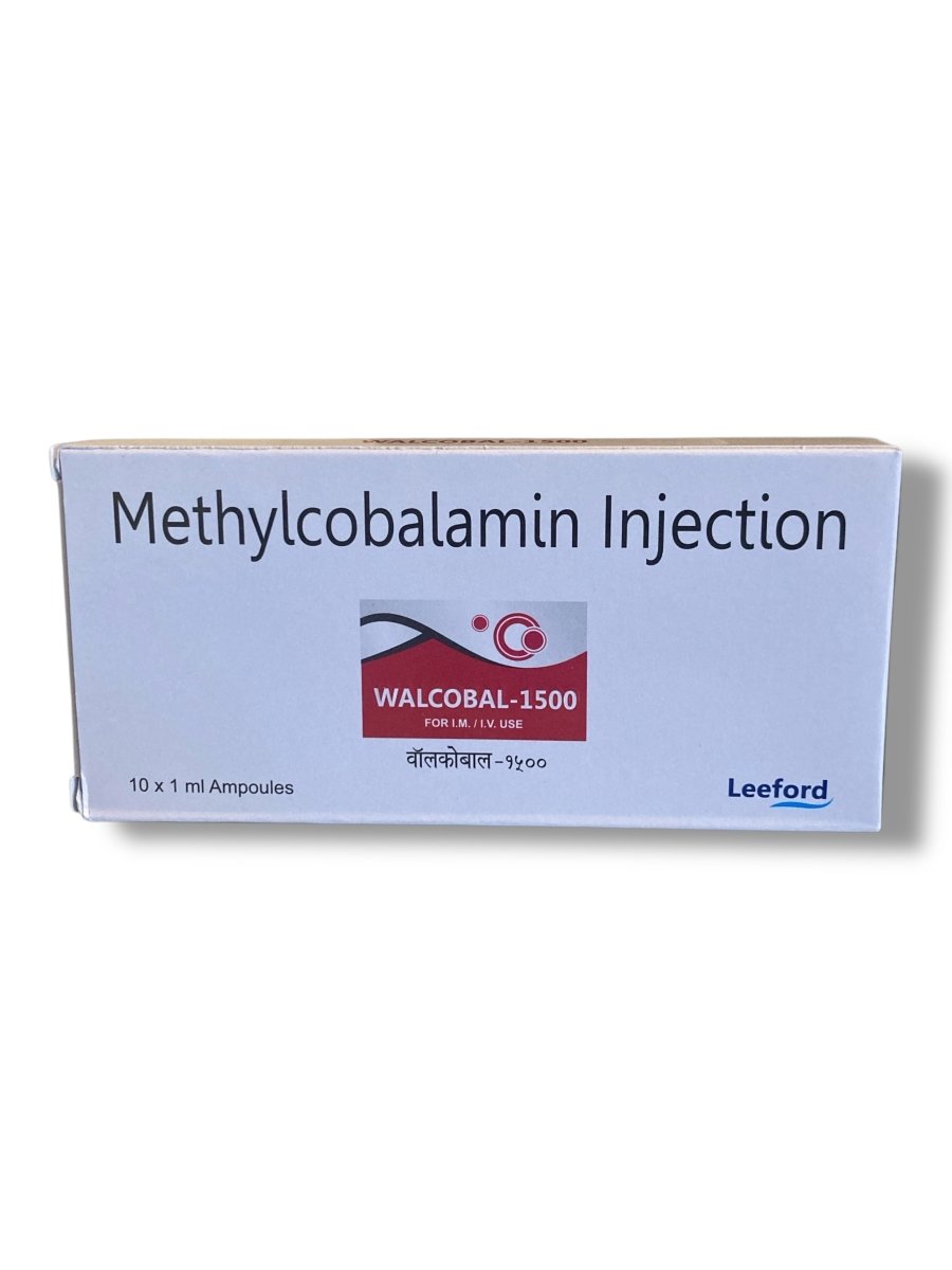 B12 Methylcobalamin 1500mcg Injection 10x1ml | IM/IV Use - Supplements4YouAll - Vitamins
