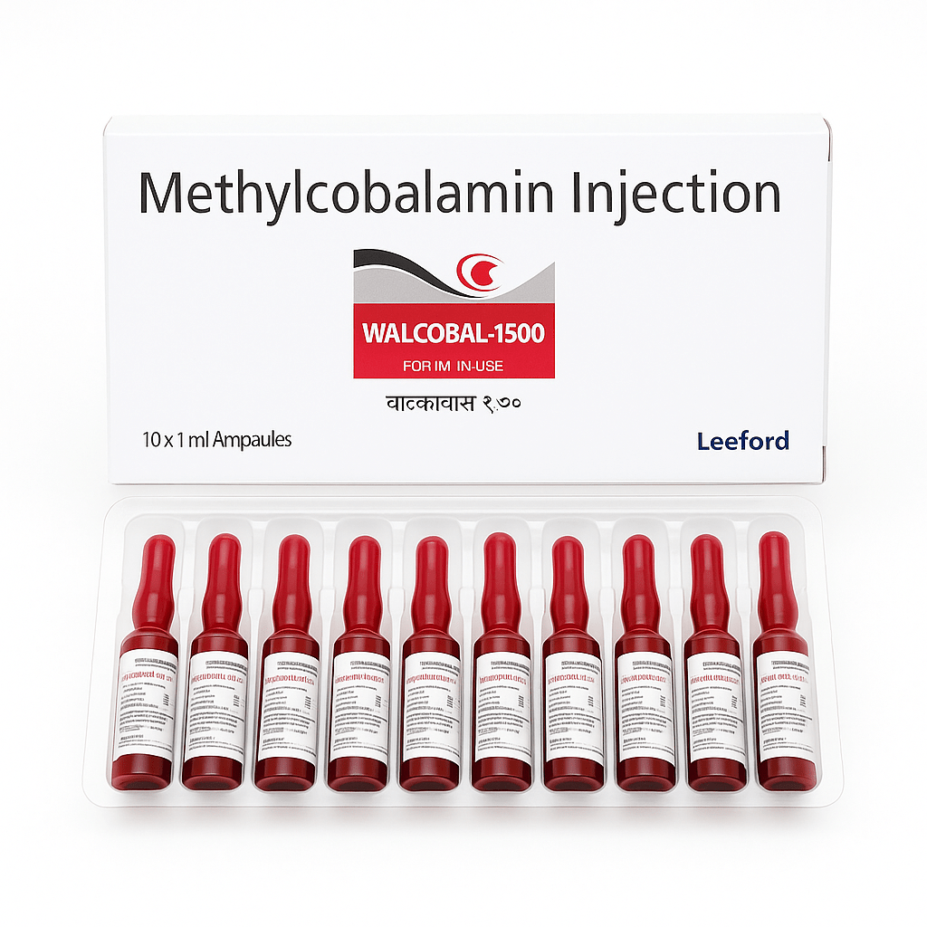 B12 Methylcobalamin 1500mcg Injection 10x1ml | IM/IV Use - Supplements4YouAll - Vitamins