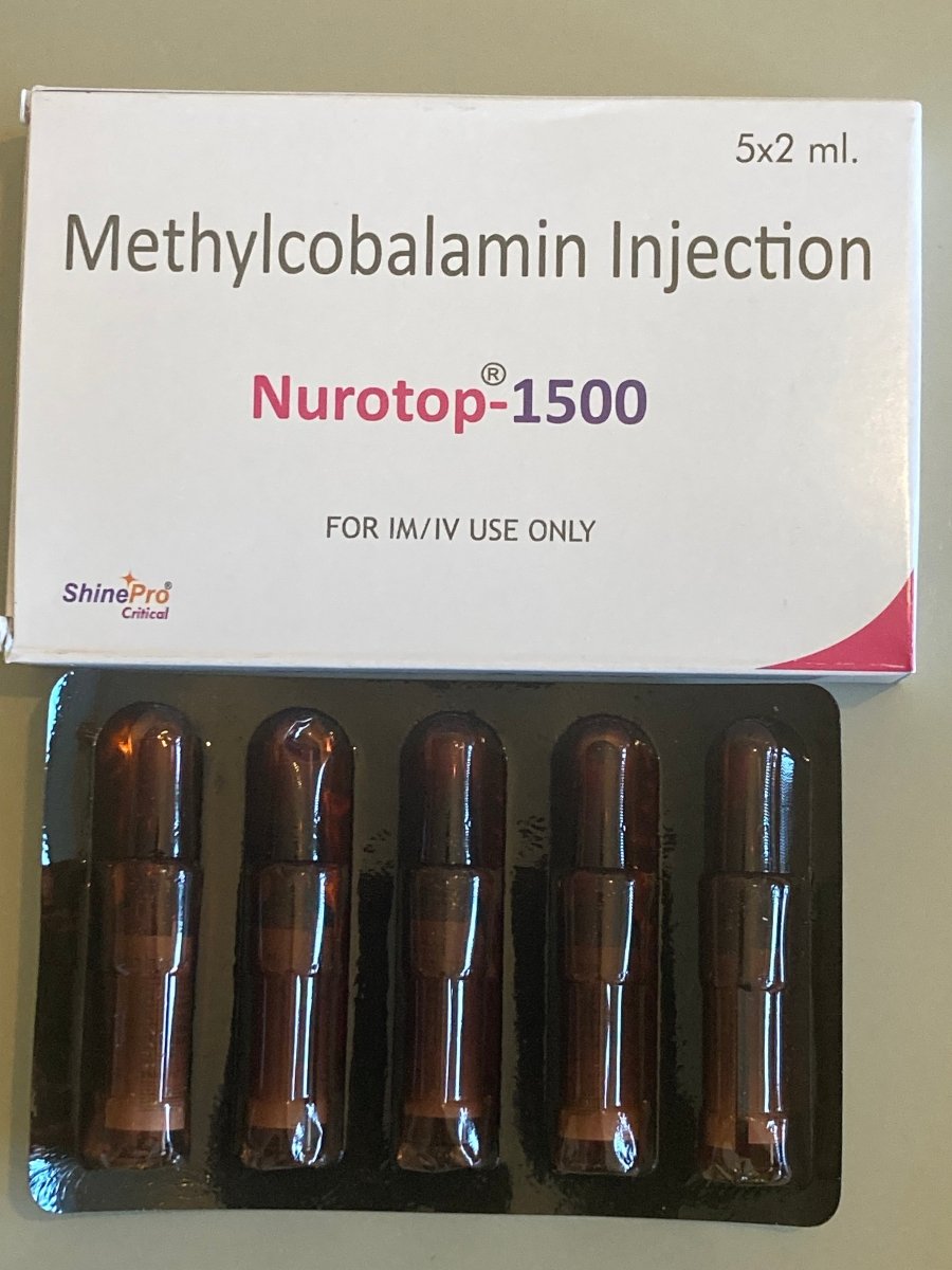 B12 Methylcobalamin 1500mcg Injection | 5 x 2ml | IM / IV Use Only - Supplements4YouAll - Vitamins