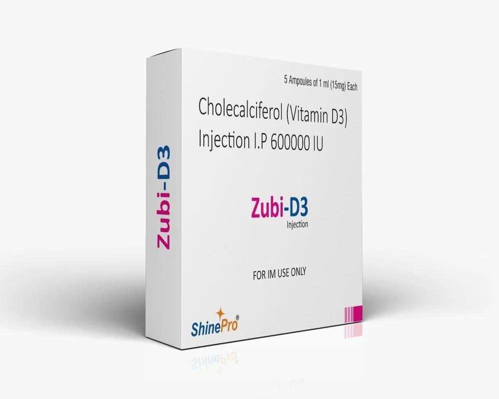 D3 Cholecalciferol Injection 600,000 IUs | 5 x 1 ml | IM Use Only - Supplements4YouAll - Vitamins
