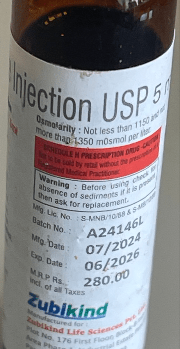 Iron Injection 20mg | 1 x 5ml vial | For IV Use Only - Supplements4YouAll - Supplement