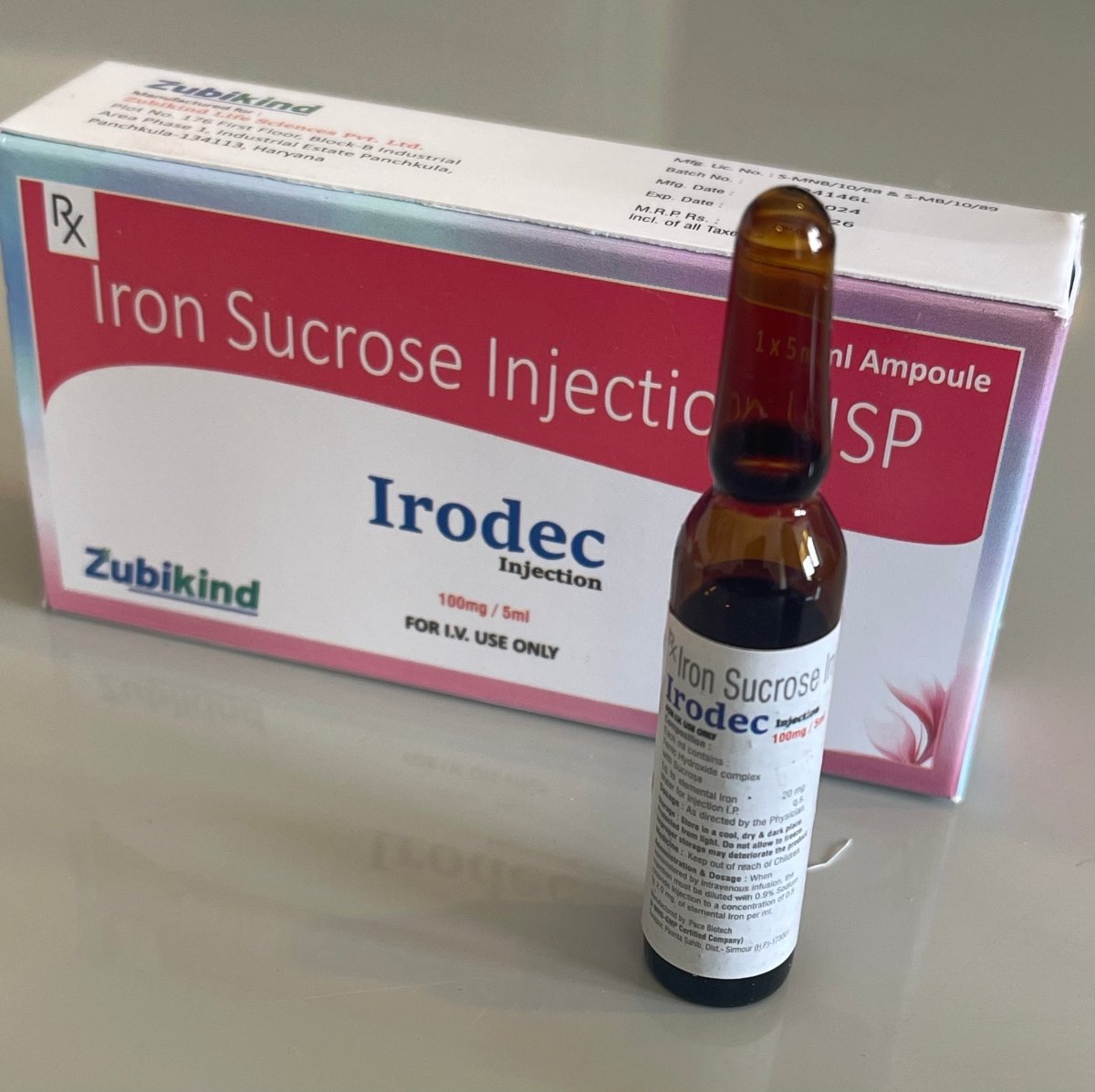 Iron Injection 20mg | 1 x 5ml vial | For IV Use Only - Supplements4YouAll - Supplement