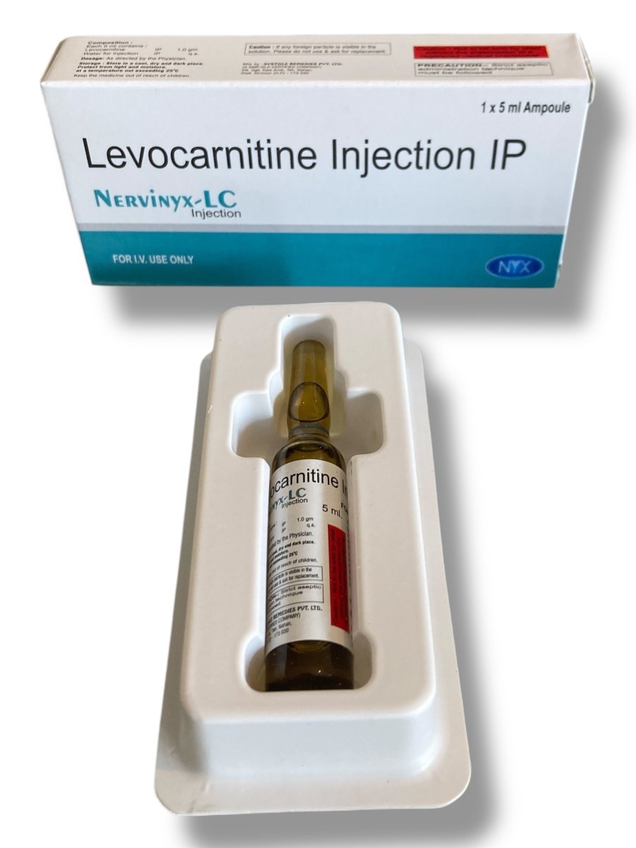 L Carnitine Injection 1000g / 5ml - 1 x 5 ml | IV Use - Supplements4YouAll - Supplement