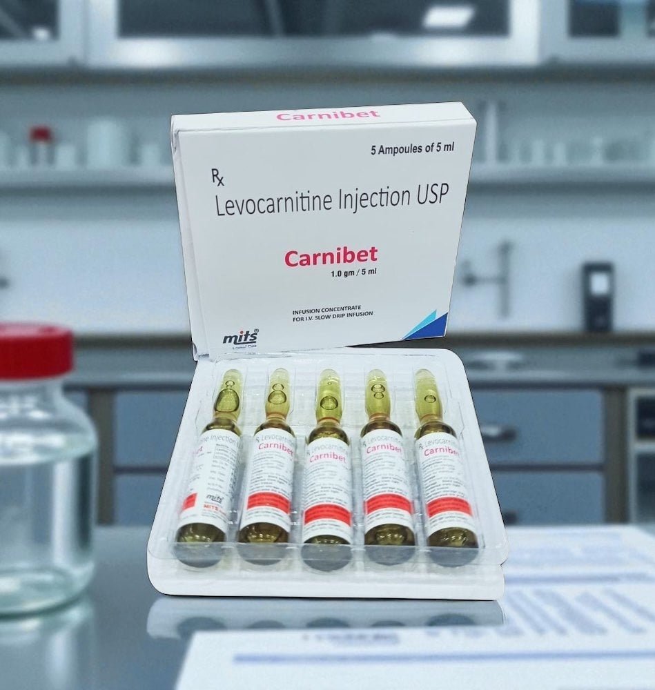 L Carnitine Injection 1000g / 5ml - 5 x 5 ml | IV Use - Arriving Soon - Supplements4YouAll - Supplement