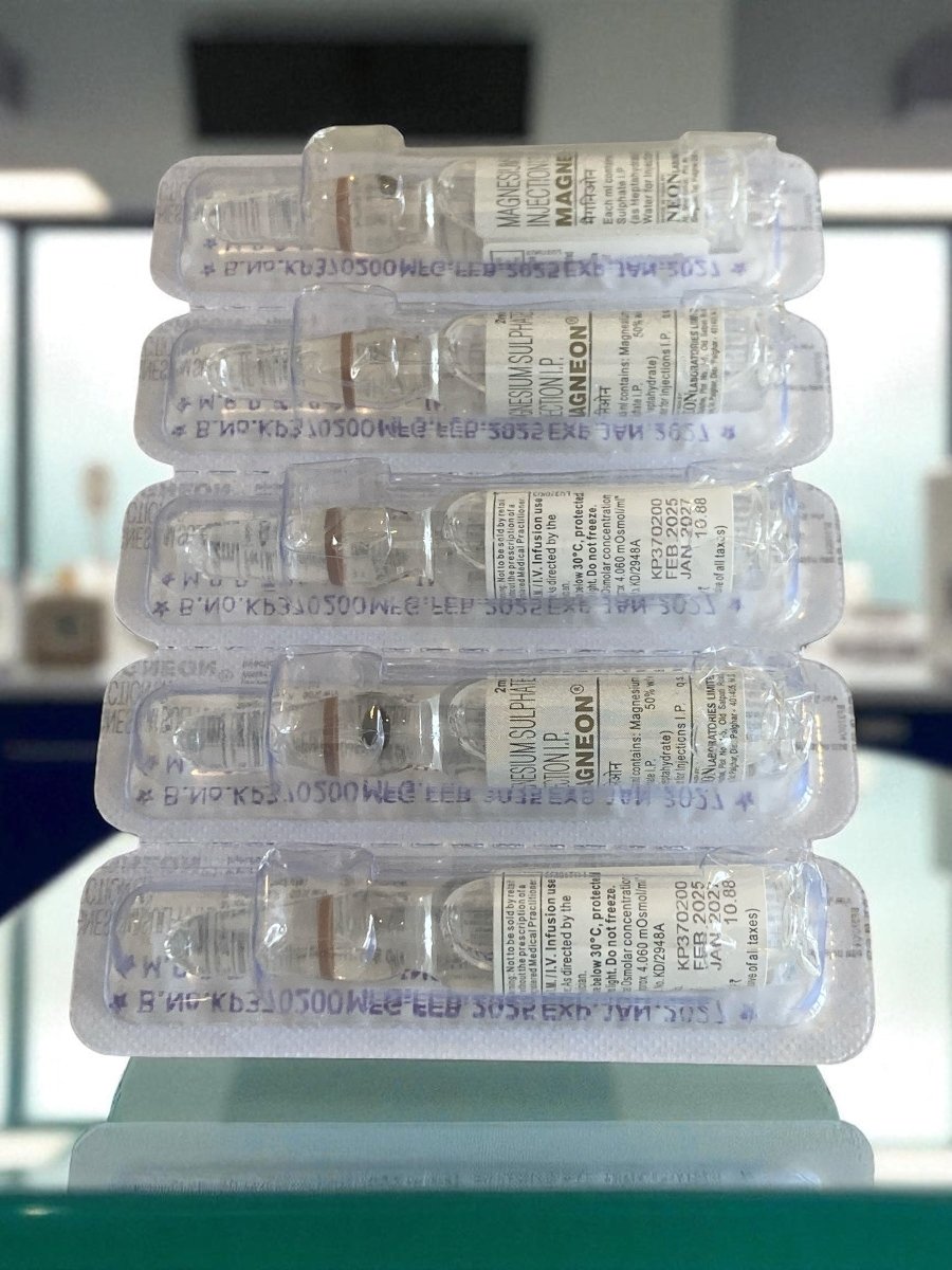 Magnesium Injection 1000mg 5 x2ml | For IV / IM Use - Supplements4YouAll - Minerals