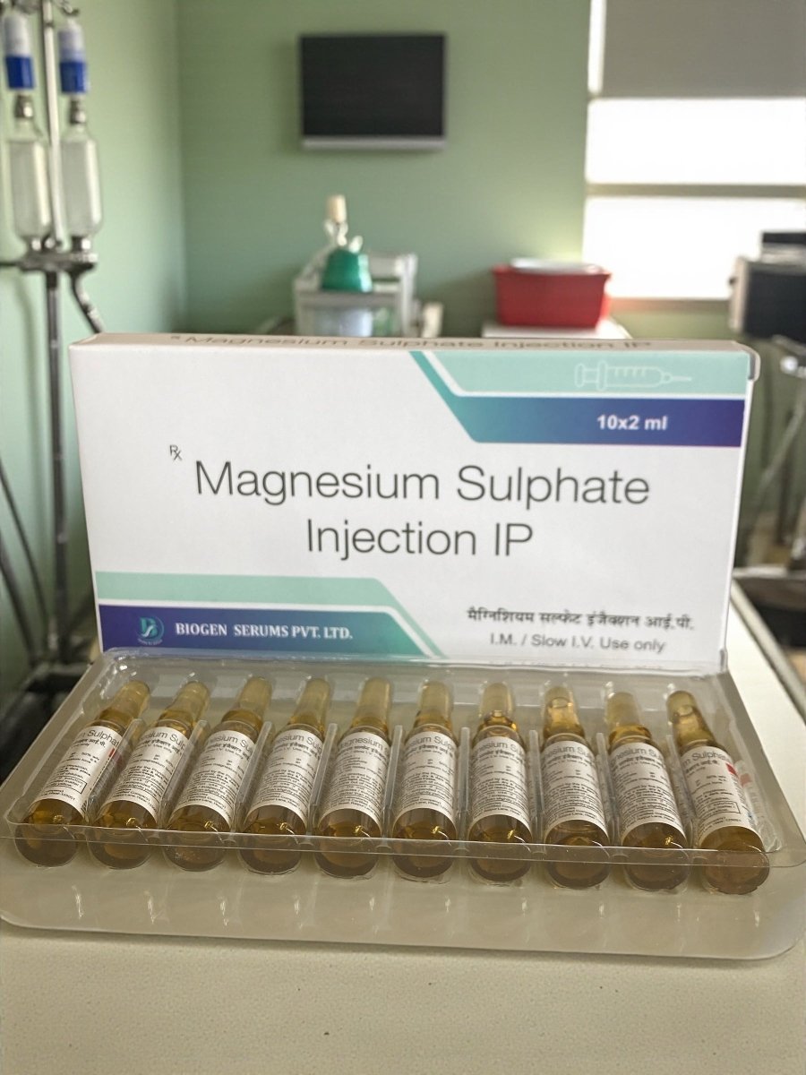 Magnesium Sulphate Injection 1000mg 10x2ml | IM IV Use - Supplements4YouAll - Minerals