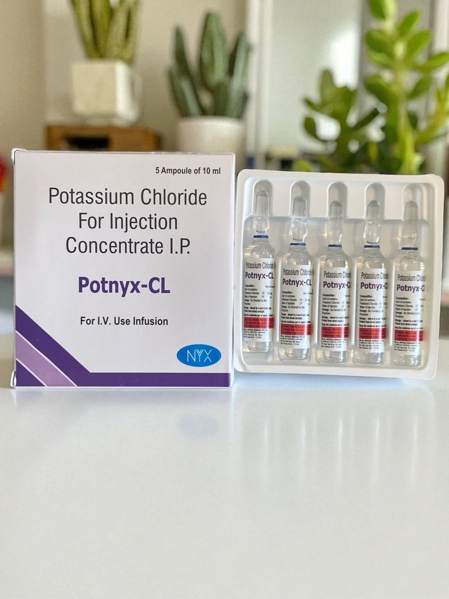 Potassium Chloride For Injection 150mg | 5 x 10ml ampoules - Supplements4YouAll - Minerals
