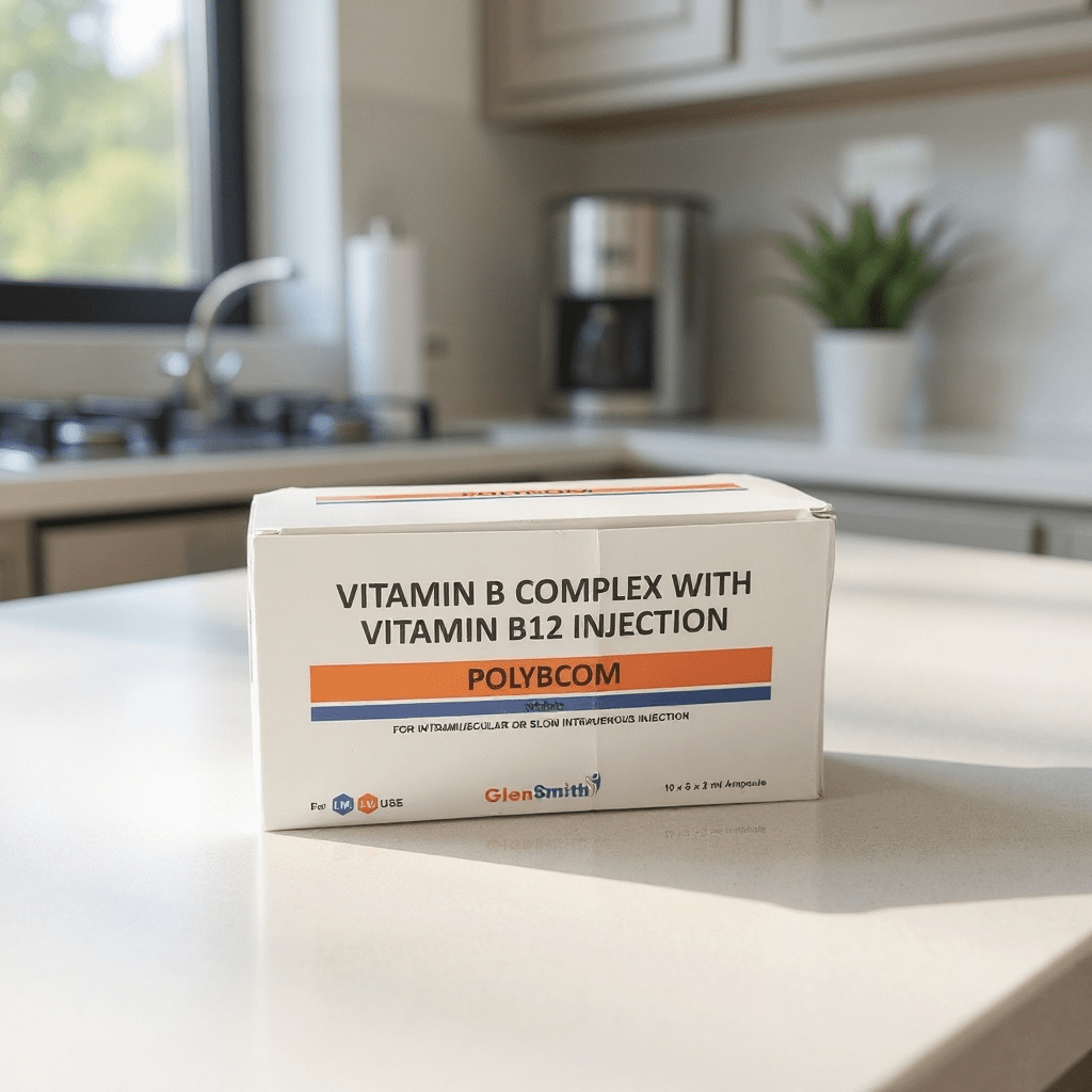 Vitamin B Complex B1, B2, B3, B5 & B12 Injection 5x2ml | IM / IV Use - Supplements4YouAll - Vitamins