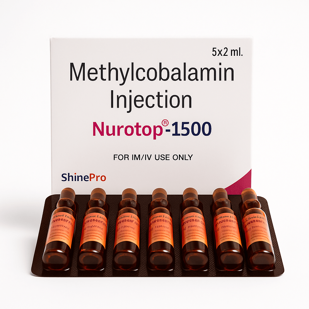 Vitamin B12 Methylcobalamin 1500mcg Injection | 5 x 2ml | IM / IV Use - Supplements4YouAll - Vitamins