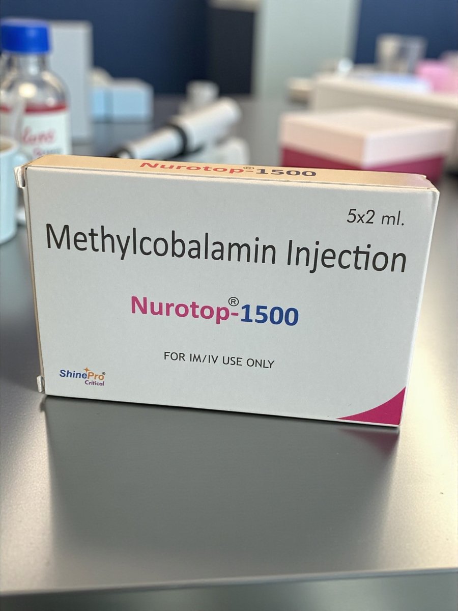 Vitamin B12 Methylcobalamin 1500mcg Injection | 5 x 2ml | IM / IV Use - Supplements4YouAll - Vitamins