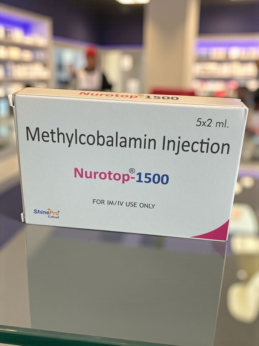 Vitamin B12 Methylcobalamin 1500mcg Injection | 5 x 2ml | IM / IV Use - Supplements4YouAll - Vitamins