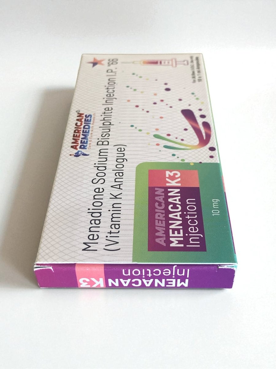 Vitamin K3 Injection | 10 x 1ml Ampoules | IM / IV Use - Supplements4YouAll - Vitamins