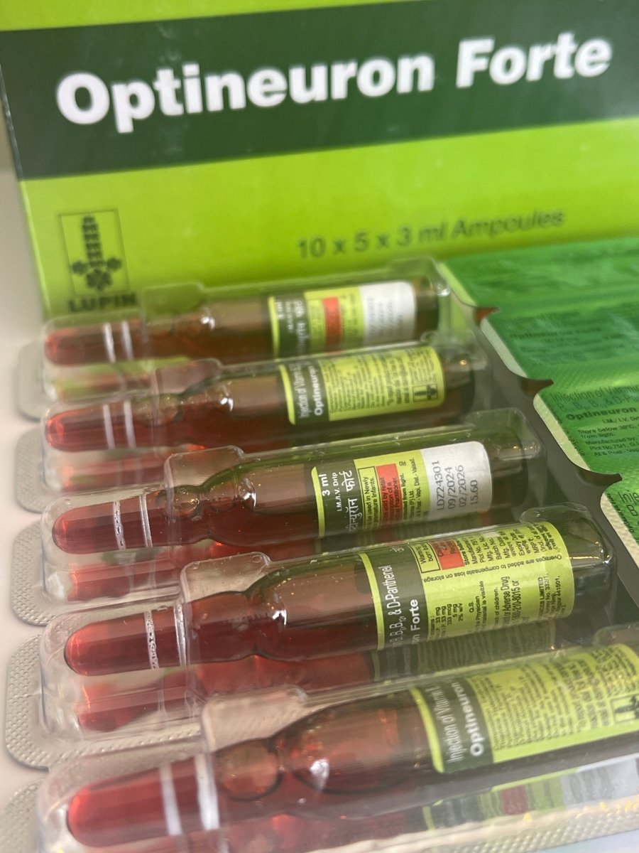 B Complex & B12 333mg Injection | 10 x 3ml | IM / IV Use - Supplements4YouAll - Multivitamins