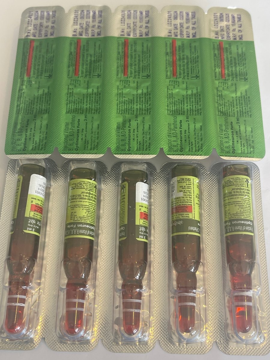 B Complex & B12 333mg Injection | 10 x 3ml | IM / IV Use - Supplements4YouAll - Multivitamins