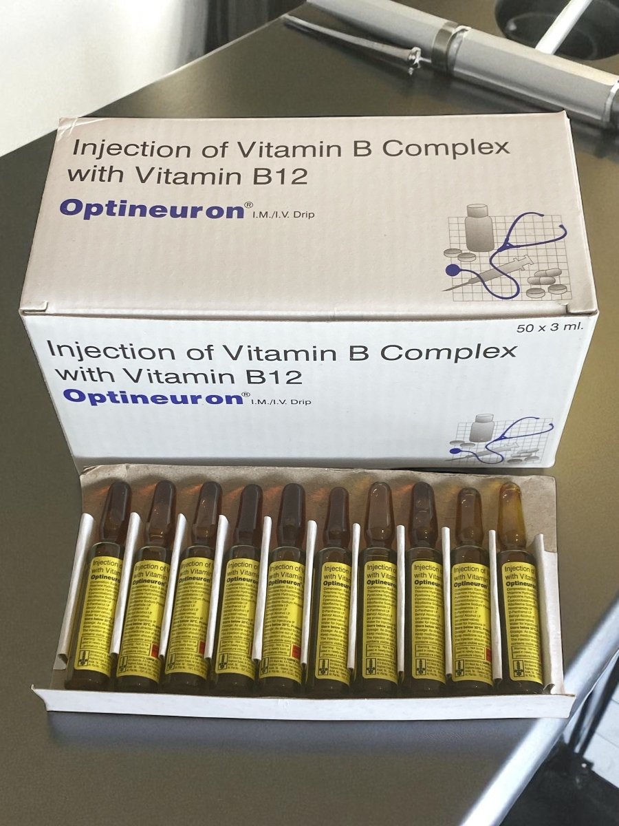 B Complex & B12 Injection | 10 x 3ml | with Vitamin B12, B5, B3, B1 - Supplements4YouAll - Multivitamins