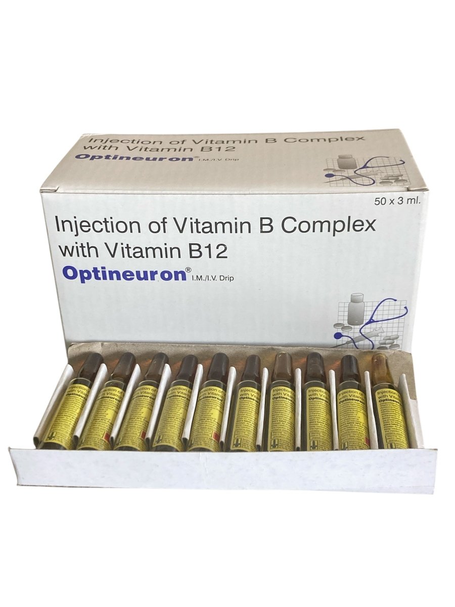 B Complex & B12 Injection | 10 x 3ml | with Vitamin B12, B5, B3, B1 - Supplements4YouAll - Multivitamins
