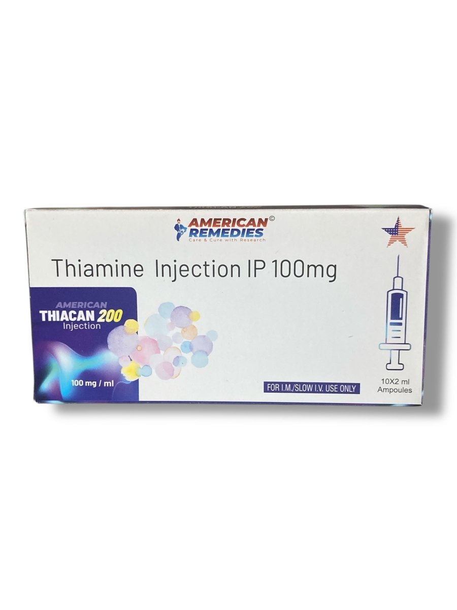 B1 Thiamine 200mg Health Boost Supplement | IM IV Use - Supplements4YouAll - B Complex