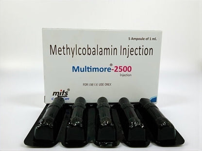 B12 2500mcg Methylcobalamin | 5 x 2ml | IM / IV Use - Supplements4YouAll - Vitamins