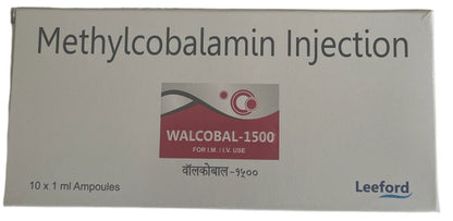 B12 Methylcobalamin 1500mcg Injection 10 x 1ml | IM / IV Use - Supplements4YouAll - Vitamins