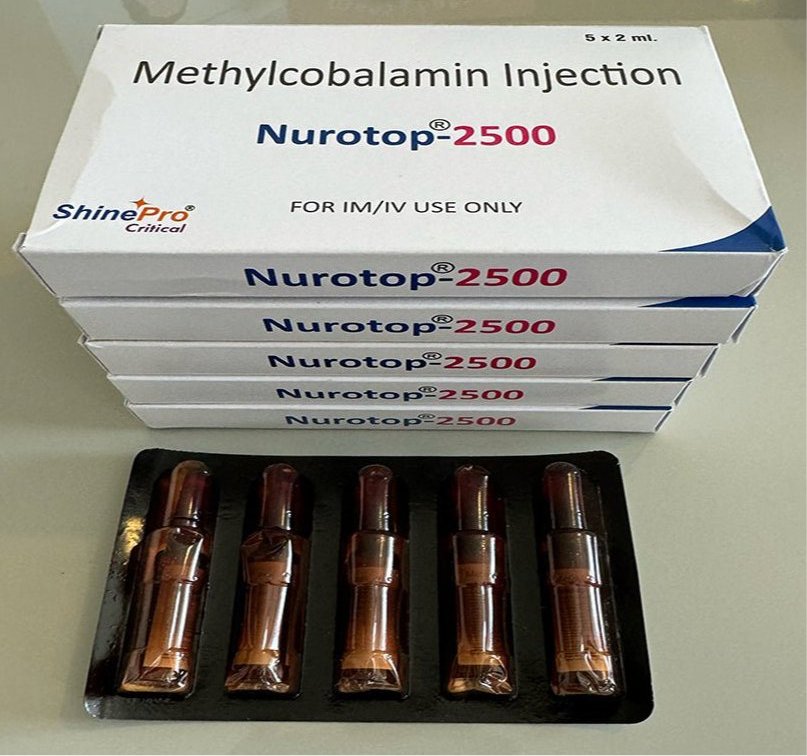 B12 Methylcobalamin 2500mcg Injection | 5 x 2ml | IM / IV Use Only - Supplements4YouAll - Vitamins