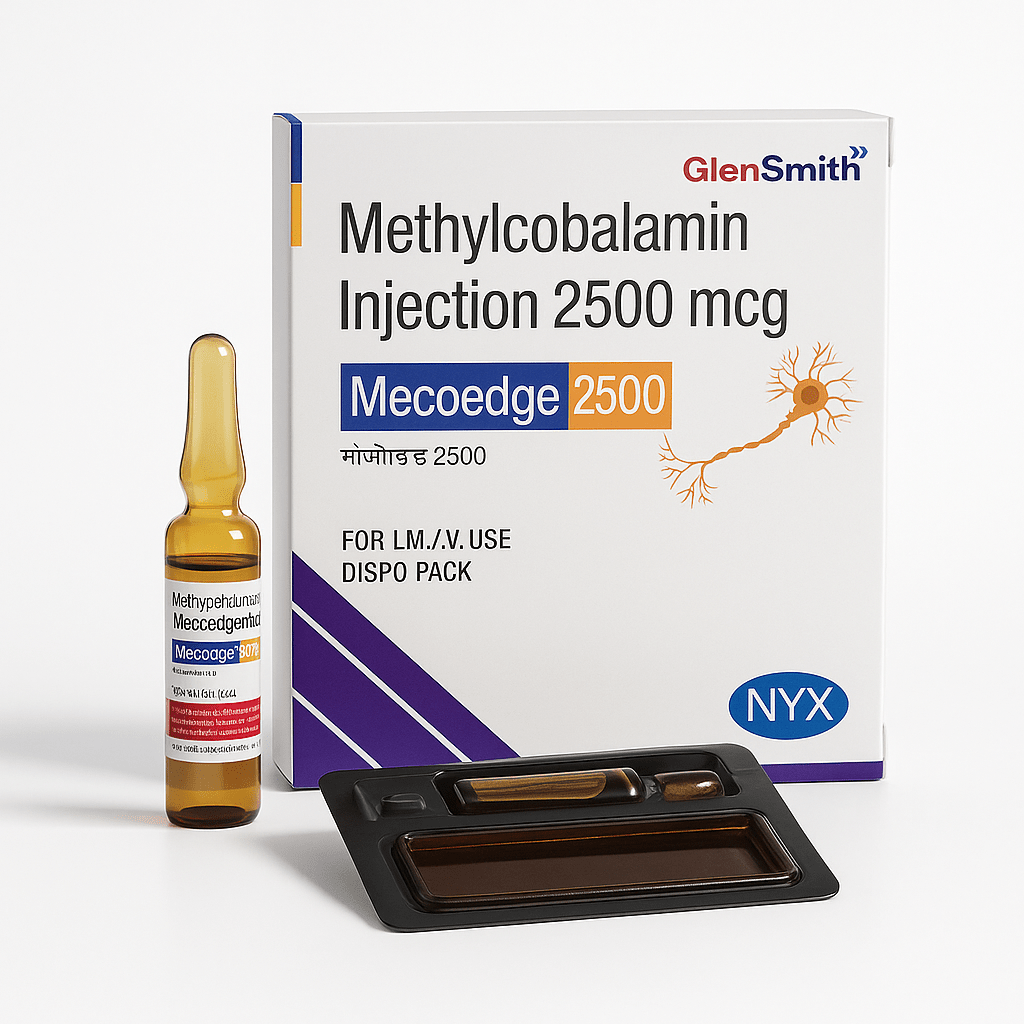 B12 Methylcobalamin 2500mcg Injection with needle & syringe - Supplements4YouAll - Vitamins