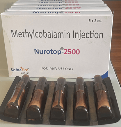 B12 Methylcobalamin Injection Nurotop - 2500 - Supplements4YouAll - 