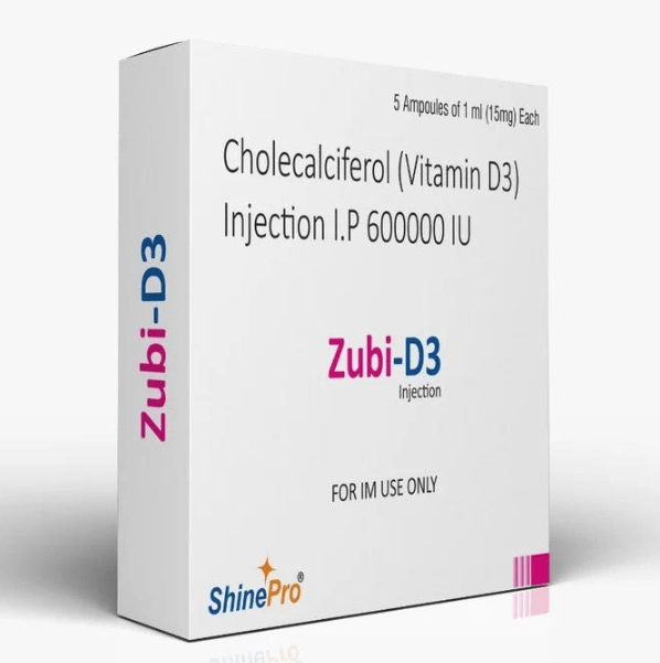 Cholecalciferol Vitamin D3 Injection | 5 x 1 ml | IM Use Only - Supplements4YouAll - Vitamins