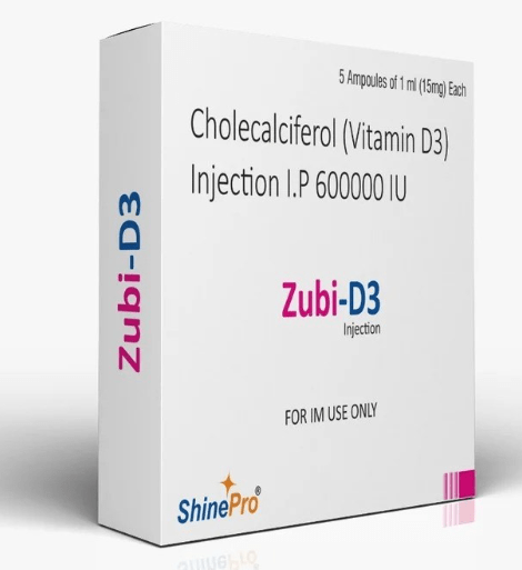Cholecalciferol Vitamin D3 Injection | 5 x 1 ml | IM Use Only - Supplements4YouAll - Vitamins
