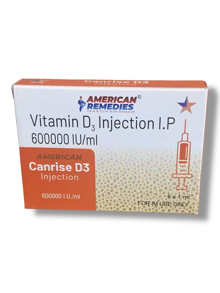 Cholecalciferol Vitamin D3 Injection | 6 x 1 ml | IM Use Only - Supplements4YouAll - Vitamins