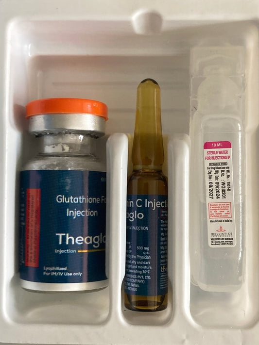 Glutathione 600mg & Vitamin C Injection IP | For IM / IV Use Only - Supplements4YouAll - Antioxidants