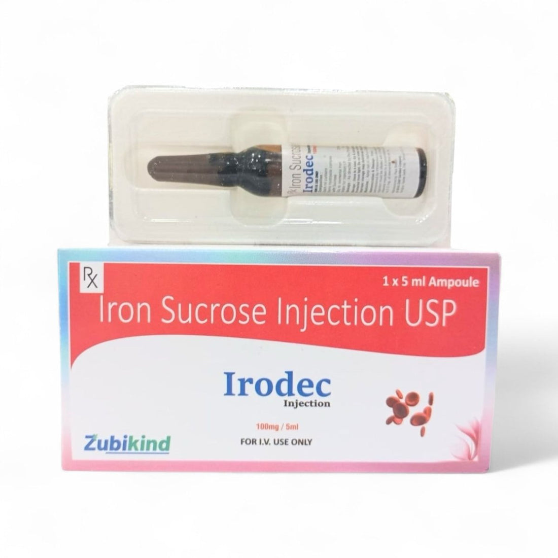 Iron Injection 100mg | 1 x 5ml vial | For IV Use Only - Supplements4YouAll - Supplement
