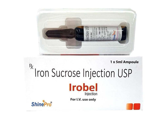 Iron Sucrose 100mg | 1 x 5ml vial For IV Use Only - Supplements4YouAll - Supplement