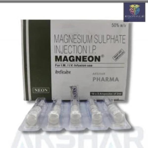 Magnesium Sulphate Injection 500mg/ml |5 x2ml | Available 18/09/24 - Supplements4YouAll - Minerals