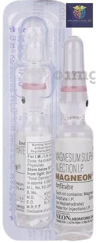 Magnesium Sulphate Injection 500mg/ml |5 x2ml | Available 18/09/24 - Supplements4YouAll - Minerals