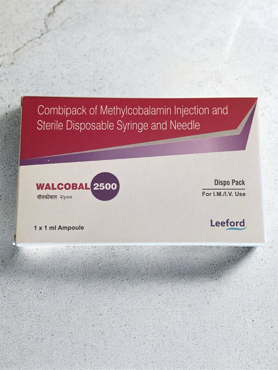 Methylcobalamin B12 2500mcg Injection | 1x1ml with needle & syringe. - Supplements4YouAll - Vitamins