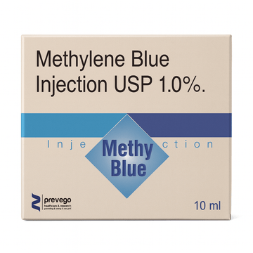 Methylene Blue Injection 1.0% | 5 x 10ml Ampoules | IV use only - Supplements4YouAll - Antioxidants