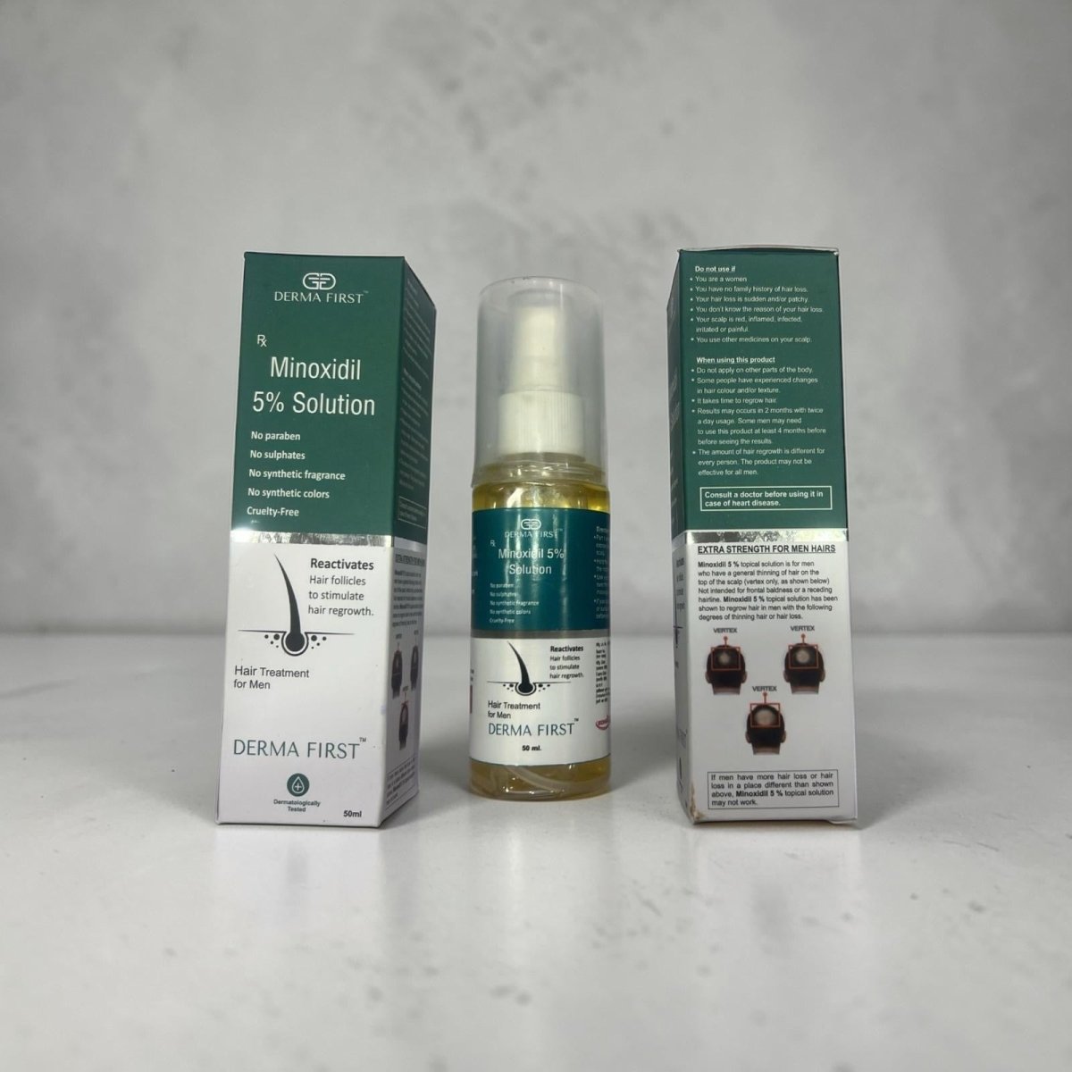 Minoxidil 5% Topical Solution for Men 50ml | Extra Strength - Supplements4YouAll - Hair Treatment
