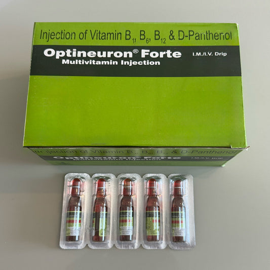 Multivitamin Injection Optineuron Forte - B1, B6, B12 & D - Panthenol - Supplements4YouAll - B Complex