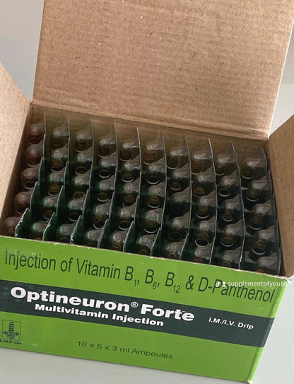 Multivitamin Injection Optineuron Forte - B1, B6, B12 & D - Panthenol - Supplements4YouAll - B Complex