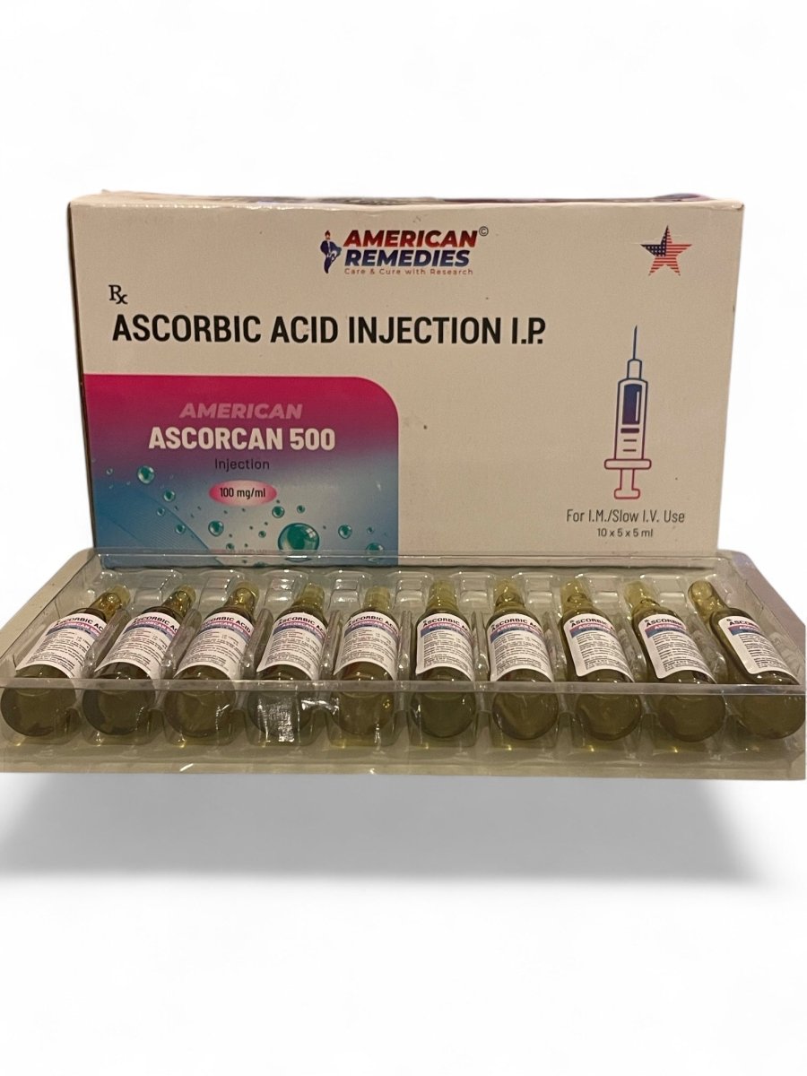 The Gold Standard Vitamin C | 500mg Injection 10 x 5ml | IM / IV Use - Supplements4YouAll - Vitamins