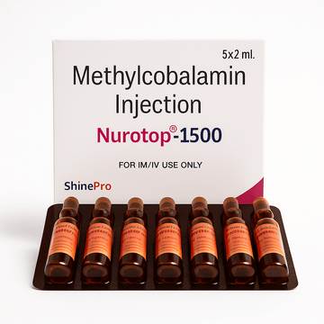 Vitamin B12 Methylcobalamin 1500mcg Injection | 5 x 2ml | IM / IV Use - Supplements4YouAll - Vitamins