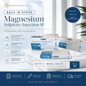 Magnesium Injection 1000mg 5 x2ml | For IV / IM Use