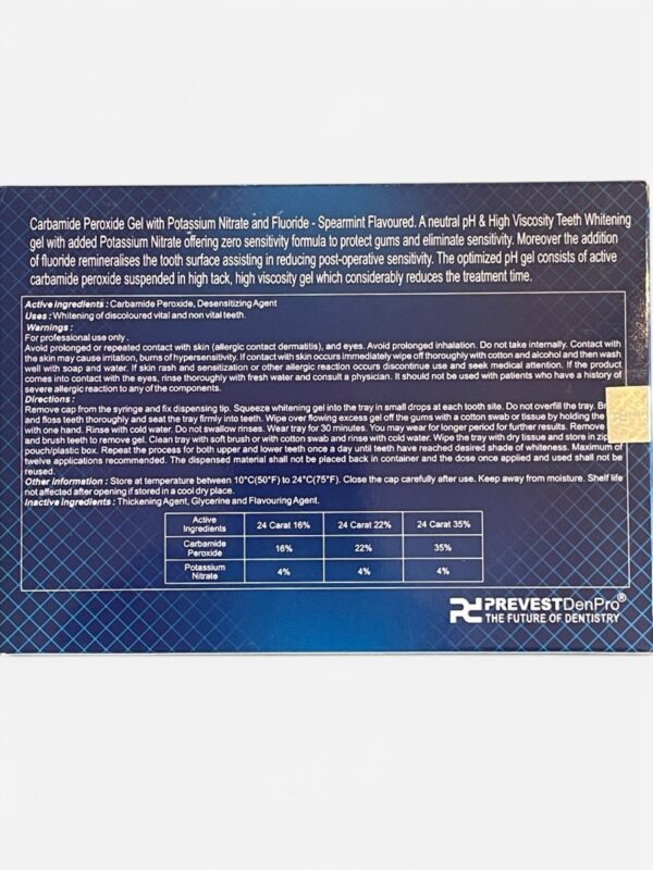Advanced Zero Sensitivity Tooth Whitening Kit | 22% Carbamide Peroxide Gel - Supplements4YouAll - Tooth Whitening