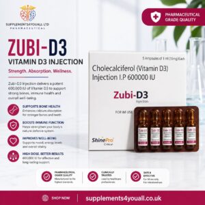 Vitamin D3 Injection | 5 x 1 ml | IM Use Only