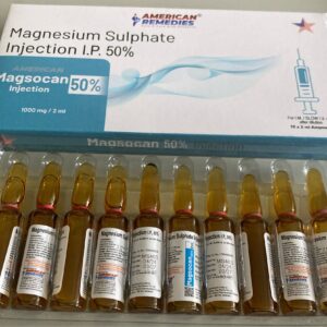 Magnesium Sulphate Injections | 5 x 2ml Ampoules | 1000mg/2ml | IM Use - Supplements4YouAll - Minerals