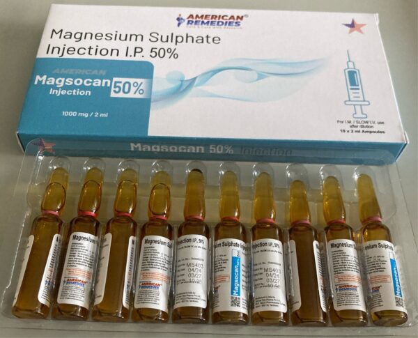Magnesium Sulphate Injections | 5 x 2ml Ampoules | 1000mg/2ml | IM Use - Supplements4YouAll - Minerals Magnesium Sulphate Injections | 5 x 2ml Ampoules | 1000mg/2ml | IM Use - Supplements4YouAll - Minerals