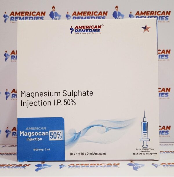Magnesium Sulphate Injections | Pack of 5 x 2ml Ampoules | Available 18/09/24 - Supplements4YouAll - Minerals