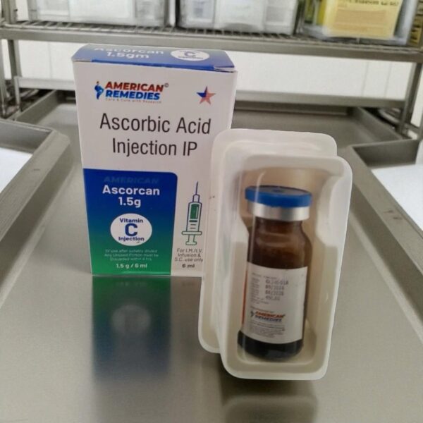 Vitamin C Injection 1500mg / 6ml Vial | For IM, IV, SC Use Only - Supplements4YouAll - Vitamins
